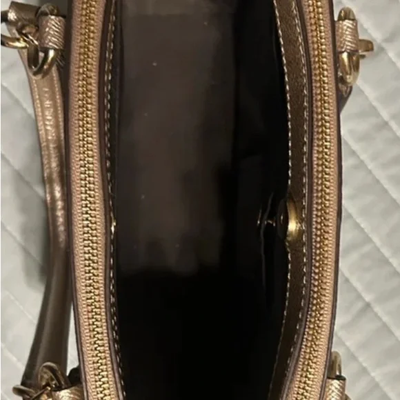 Coach Metallic Gold Satchel - Picture 9 of 9